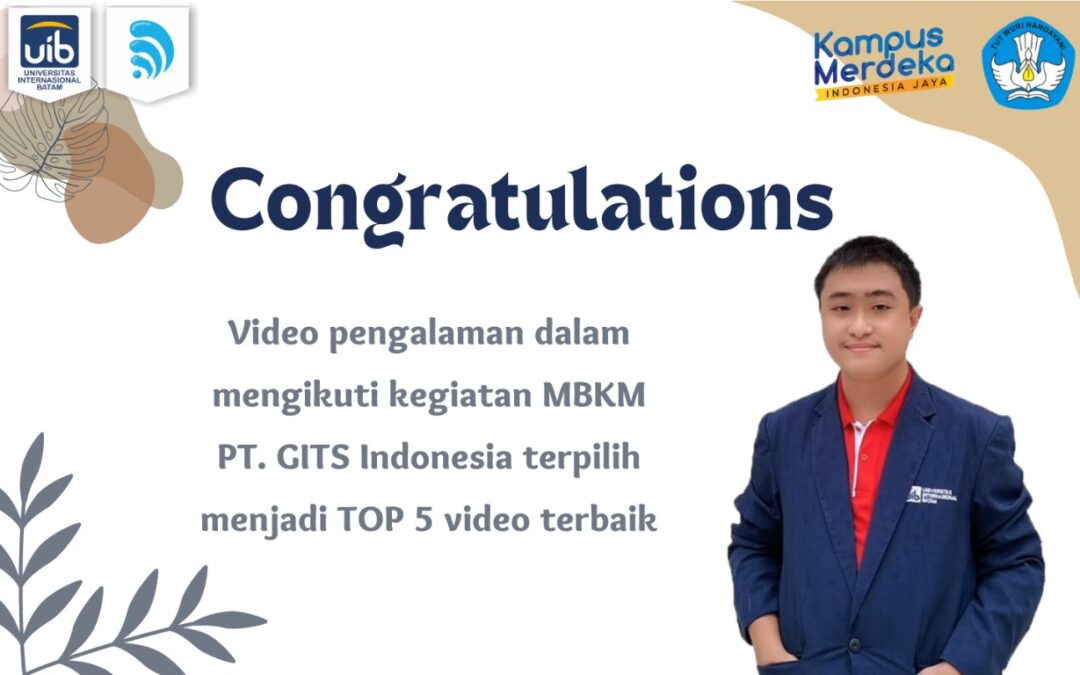 UIB Information System Study Program Student Video Chosen as One of the Best Videos by Kampus Merdeka RI